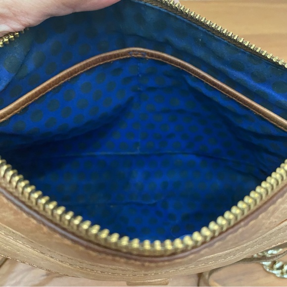 REBECCA MINKOFF Mini Mac Tan Almond Leather Crossbody Bag - Picture 7 of 16